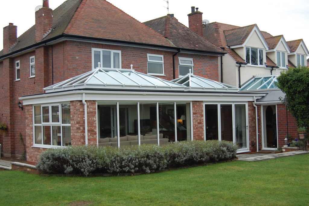 Orangery showing two lantern roofs Sapcote